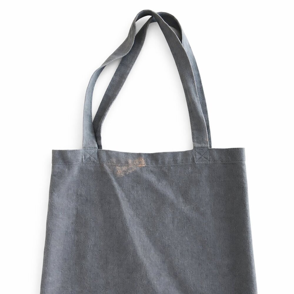 Rick Owens Grey Canvas Tote – Distressed / Visible Wear